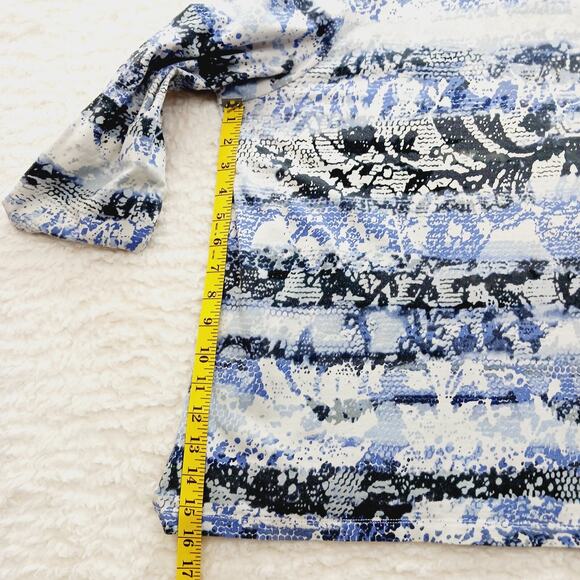 T-Shirt Size XL Blue Jewels Vacation Office Minimalist Resort Soft Girl Whimsy - Picture 13 of 16